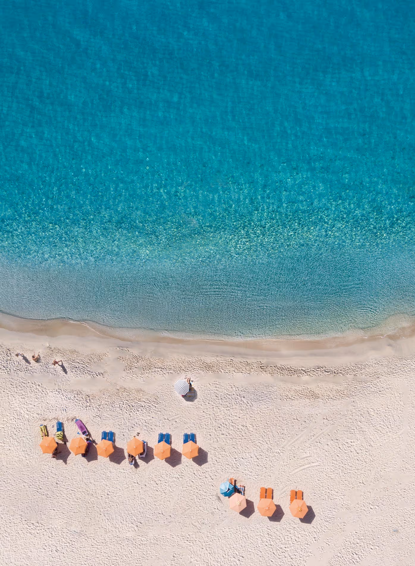 Aerial photo of beach